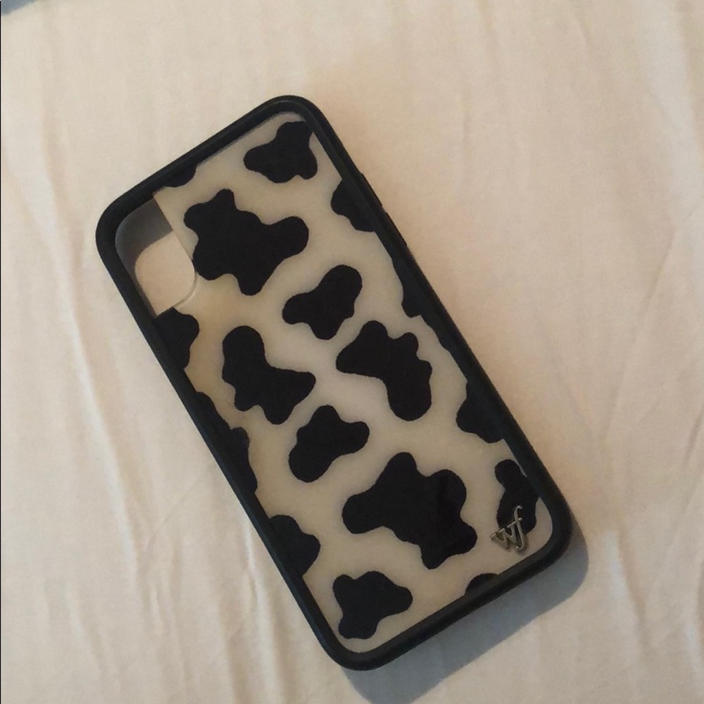 iphone x wildflower cow case